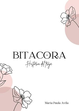 Bitacora Historia del traje