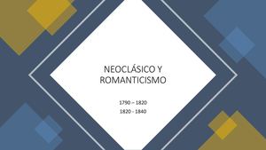 Neoclásico Y Romanticismo (1)