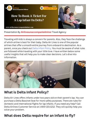 How To Book A Ticket For A Lap Infant On Delta?