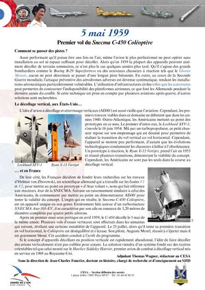 1959 05 05 Premier Vol Snecma Coleoptere