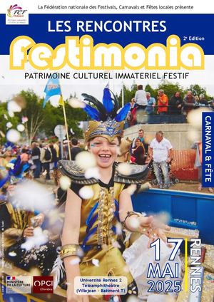 Programme 2e édition Recontres Festimonia 17 Mai 2025 à Rennes