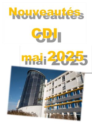 Nouveautés Mai 2025