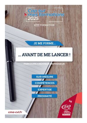 Catalogue Formations 2025_Avant de me lancer