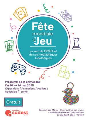 Fête Mondiale du jeu -  Programme 2025