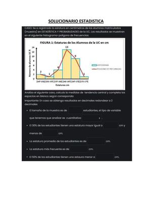 Solucionario Estadistica De Abril 2025 En Excel Listo