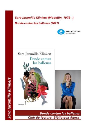 Donde cantan las ballenas, de Sara Jaramillo Klinkert