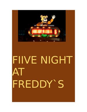 Five Night At Freddy