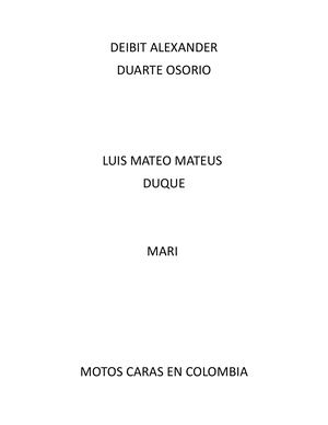 Motos Caras En Colombia