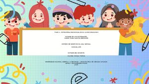 Presentación De Creatividad Infantil Actividades Con Niños Doodle Divertida Multicolor