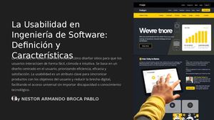 La Usabilidad En Ingenieria De Software Definicion Y Caracteristicas