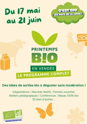 Le Printemps Bio en Vendée