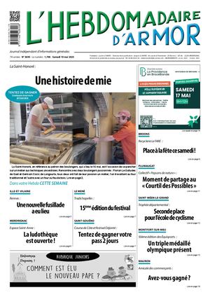 L'Hebdomadaire d'Armor n°3695 du samedi 10 mai 2025