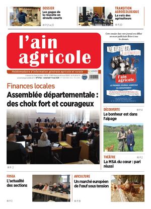 Ain Agricole vendredi 9 mai 2025