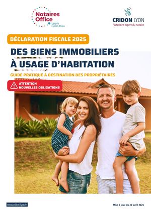 DÉCLARATION FISCALE 2025 - GUIDE PRATIQUE À DESTINATION DES PROPRIÉTAIRES