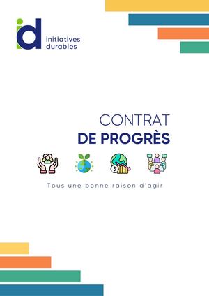 Contrat de Progrès
