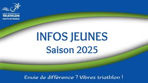 Infos Jeunes Saison 2025