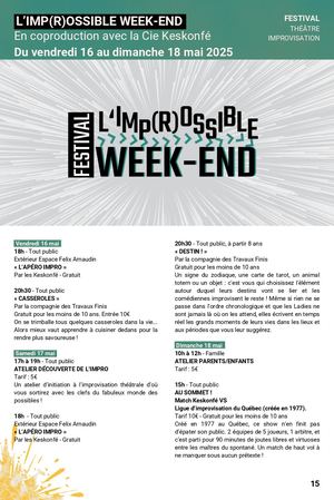 Improssible Week End 2025