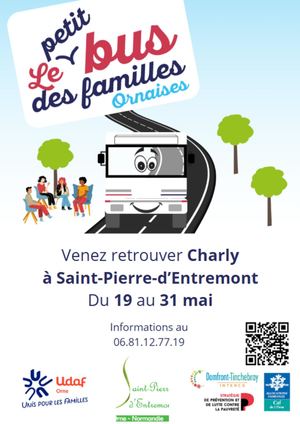 Charly le petit Bus des Familles à Saint Pierre D'entremont