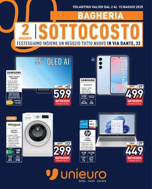 Volantino Unieuro Sottocosto Bagheria 2-15 Maggio