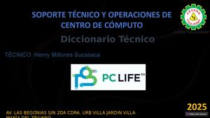 Diccionario Técnico de Soporte de Computadoras