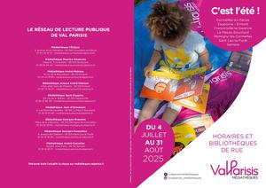 Programme Val Parisis Médiathèques été 2025