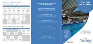 Programme Val Parisis Piscines été 2025