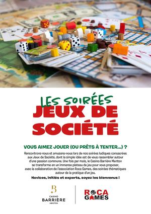 LES SOIRÉES JEUX DE SOCIÉTÉ
