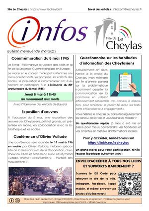 Le Cheylas - Bulletin mensuel de mai 2025