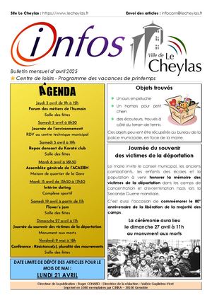 Le Cheylas - Bulletin mensuel d'avril 2025
