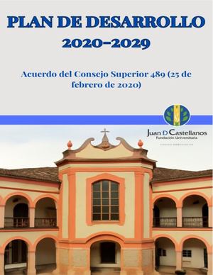 Plan De Desarrollo 2020 2029