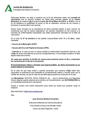 Nota Vacunacion Primaria