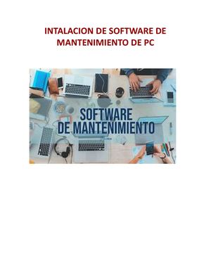 Manual 6 Intalacion De Software De Mantenimiento Windows 10