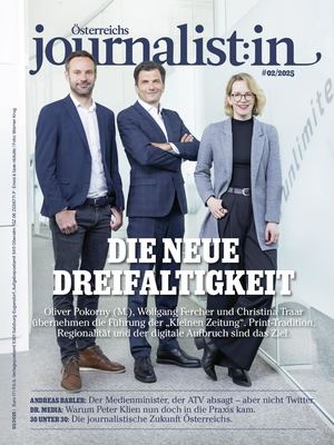 Österreichs Journalist:In 02/25 Vorschau
