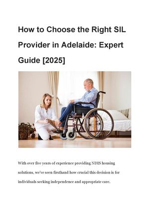 How To Choose The Right Sil Provider In Adelaide Expert Guide [2025]