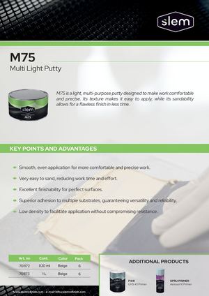 Product Data Sheet M75 - EN