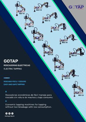 Roscadoras Electricas 2025 Catálogo GOTAP