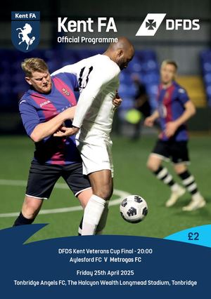 DFDS Kent Veterans Cup Programme