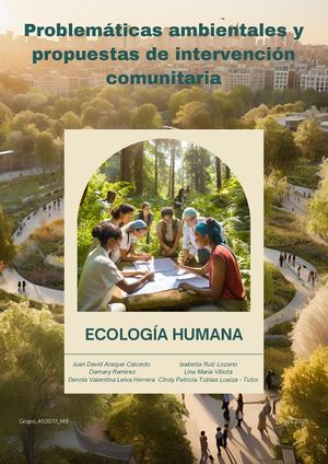 Ecología Humana