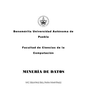 Minería De Datos (Data Mining)