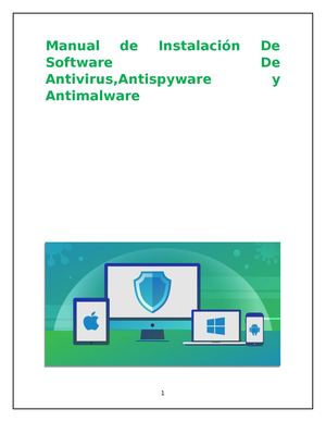 Instalación De Programas Antivirus