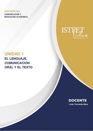 Unidad 1 Redaccion Academica