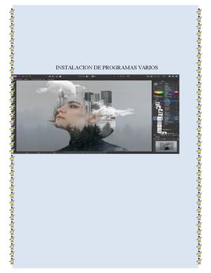 Instalación de programas vários