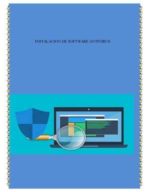 instalación de software de antivirus