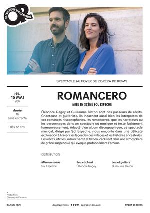 Feuille De Salle Romancero