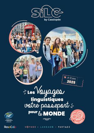 Brochure Séjours Linguistiques SILC 2025