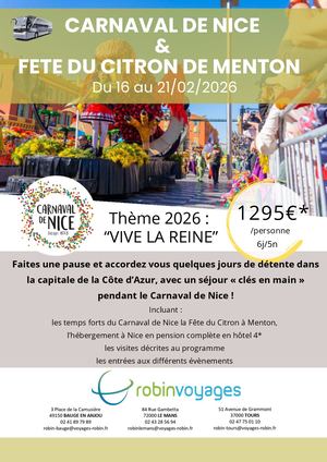 Carnaval De Nice 2026 Robin