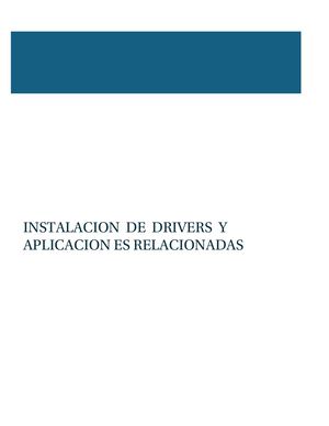 Instalacion De Drivers
