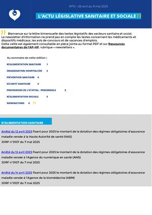 Actu Legislative N10 2025