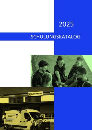 Schulungskatalog 2025