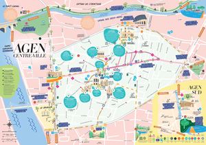 Carte touristique (Agen) 2025